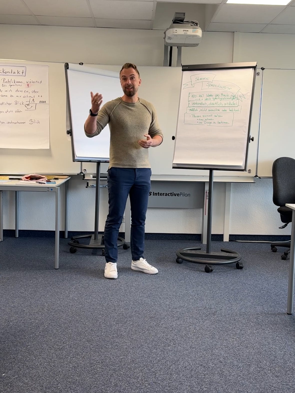 Matthias Ebbinghaus beim Coaching